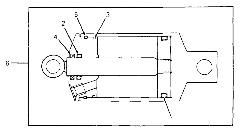 Hydraulic Cylinder Diagram and Parts List for 2284 864501-899000-145734100-146734100-14A734100 Cub Cadet Lawn Tractor